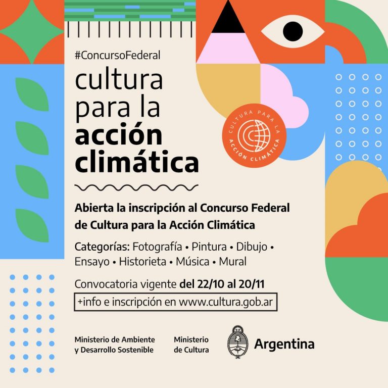 EL MINISTERIO DE CULTURA DE LA NACIÓN LANZA EL “CONCURSO FEDERAL DE CULTURA PARA LA ACCIÓN AMBIENTAL”